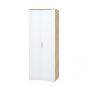 Шкаф для одежды 2х дверный 800 мм Сканди белый (МЛК) в Ревде - revda.mebel-e96.ru