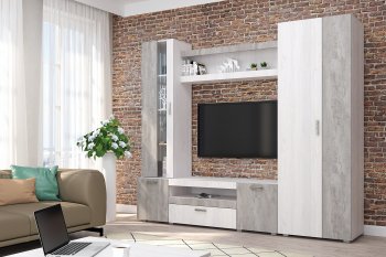 Стенка Соло (Зарон) в Ревде - revda.mebel-e96.ru