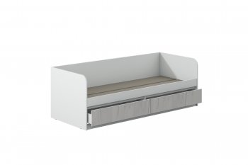 Кровать Соната 900 белый/крафт белый (Зарон) в Ревде - revda.mebel-e96.ru