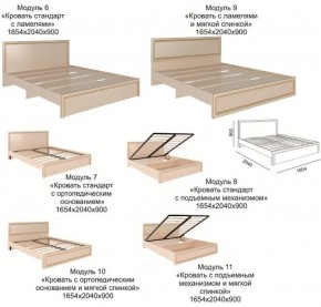 Спальный гарнитур Беатрис модульный (Риннер) в Ревде - revda.mebel-e96.ru