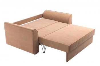 Диван-кровать 1800 мм Спейс 1.4 (велюр Вивальди 22 (св. коричневый) (Софт) в Ревде - revda.mebel-e96.ru