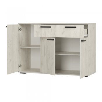 Комод Стандарт 4 NEW крафт белый (БТС) в Ревде - revda.mebel-e96.ru