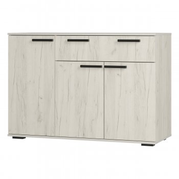 Комод Стандарт 4 NEW крафт белый (БТС) в Ревде - revda.mebel-e96.ru