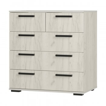 Комод Стандарт №5 NEW крафт белый (БТС) в Ревде - revda.mebel-e96.ru