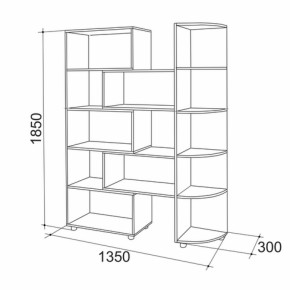 Стеллаж 2 (Мебельсон) в Ревде - revda.mebel-e96.ru