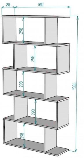 Стеллаж S51 (ДВ) в Ревде - revda.mebel-e96.ru