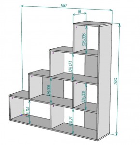 Стеллаж S63 (ДМ) в Ревде - revda.mebel-e96.ru