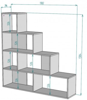 Стеллаж S65 (Белый) в Ревде - revda.mebel-e96.ru