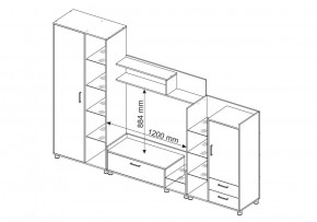 Стенка Талин (Гор) в Ревде - revda.mebel-e96.ru