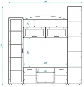 Стенка ТВА-14 с фотопечатью в Ревде - revda.mebel-e96.ru