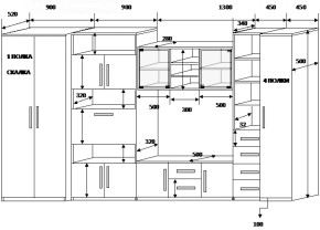 Стенка Вега 2 в Ревде - revda.mebel-e96.ru