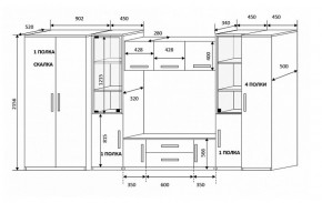 Стенка Вега 3 в Ревде - revda.mebel-e96.ru