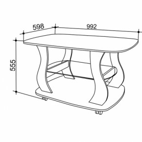 Стол журнальный Барон-2 в Ревде - revda.mebel-e96.ru