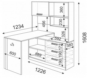 Стол компьютерный Волкер М7 (Риннер) в Ревде - revda.mebel-e96.ru