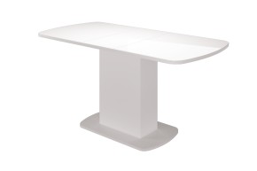 Стол обеденный Соренто 2 раздвижной (Белый) в Ревде - revda.mebel-e96.ru