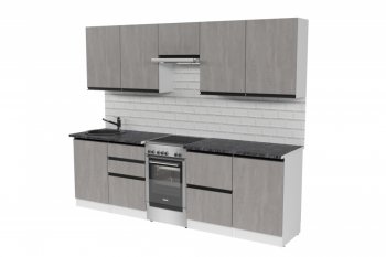 Кухонный гарнитур Сюита мега 2500 мм (Герда) в Ревде - revda.mebel-e96.ru