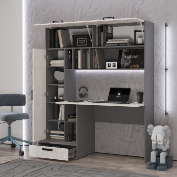 Стол компьютерный Техно графит/крафт  (БТС) в Ревде - revda.mebel-e96.ru