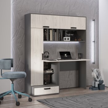 Стол компьютерный Техно графит/крафт  (БТС) в Ревде - revda.mebel-e96.ru