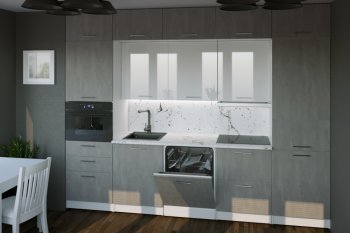 Кухонный гарнитур Терция экстра 5 3000 мм (Герда) в Ревде - revda.mebel-e96.ru