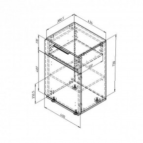 Тумба Дельта Лофт-24.01 Белый в Ревде - revda.mebel-e96.ru