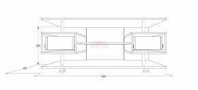 Тумба для теле-радио аппаратуры Фант 9 в Ревде - revda.mebel-e96.ru