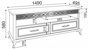 Тумба под ТВ Скарлетт М02 (Риннер) в Ревде - revda.mebel-e96.ru