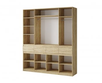 Шкаф 2000 мм Турин ЛДСП крафт серый/кашемир (ВВР) в Ревде - revda.mebel-e96.ru