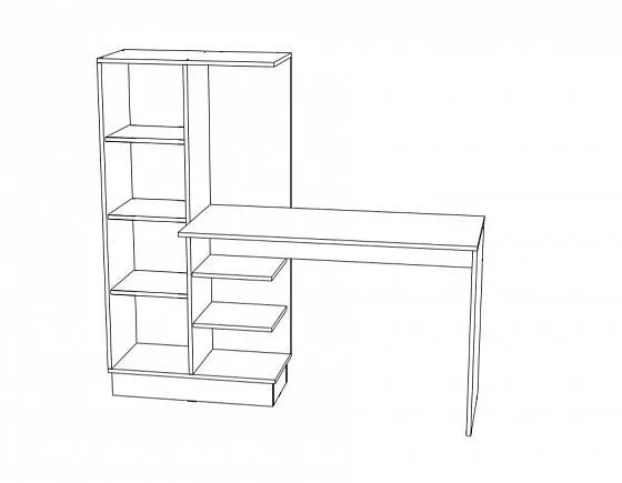 Стол компьютерный №1 Вега New Позитив (Миф) в Ревде - revda.mebel-e96.ru