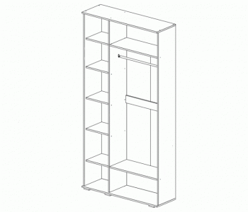 Шкаф 3-х дверный Вегас Шимо темный 1500 мм (СтендМ) в Ревде - revda.mebel-e96.ru