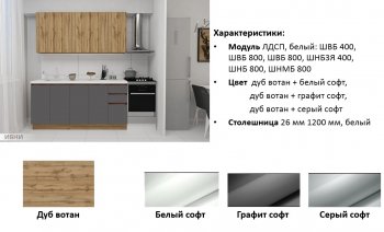 Кухонный гарнитур 2000 мм Венера белый софт (Игни) в Ревде - revda.mebel-e96.ru