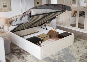Кровать с подъемным механизмом Венеция КРПМ (ИЦ) в Ревде - revda.mebel-e96.ru | фото
