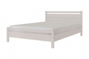 Кровать из массива Вероника-1 Льняной (БМ) в Ревде - revda.mebel-e96.ru