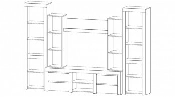 Стенка Веста (Лин) в Ревде - revda.mebel-e96.ru