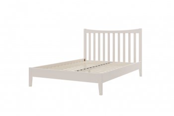 Кровать из массива Виола льняной (БМ) в Ревде - revda.mebel-e96.ru