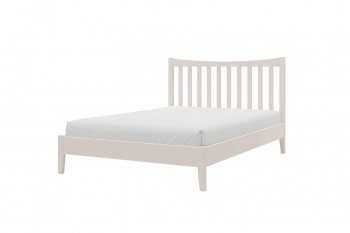 Кровать из массива Виола льняной (БМ) в Ревде - revda.mebel-e96.ru