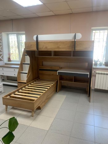 Кровать-чердак Омега-3 комп.2 в Ревде - revda.mebel-e96.ru