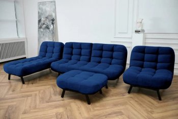 Диван Абри Синий в Ревде - revda.mebel-e96.ru