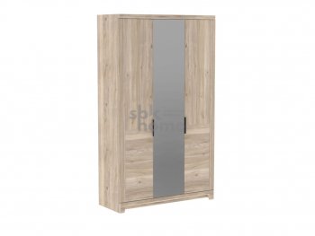 Шкаф 1400 мм Юта 3-х дверный с зеркалом (СБК) в Ревде - revda.mebel-e96.ru