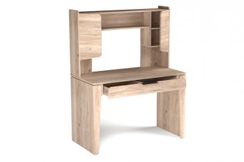 Стол письменный с надстройкой Юта (СБК) в Ревде - revda.mebel-e96.ru